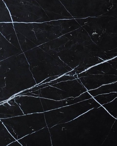 Nero Marquina — Marble Top Table Jabodetabek